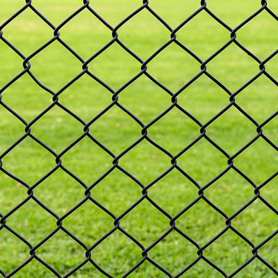 5ft Height Galvanized Cyclone Fence 60x60mm Mesh Hole 9 Guage Wire
