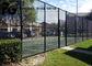 Hurricane Prevention Metal Chain Link Fence , Woven Mesh 6 Foot Black Chain Link Fence