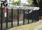 Corrosion Resistant Concertina Coil Fencing , Iron Wire Prison Security Fence