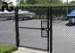 2.1m Vinyl Coated Chain Link Fence , Residential Chain Link Construction Fence