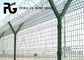 Electric Galvanized Airport Security Fencing , Rust Proof Fence With Barbed Wire