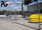 1.5 Inch Metal Chain Link Fence , Black Plastic Coated Chain Link Fence