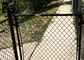 9 Gauge Chain Link Panel Fencing , Sliding Gate Cyclone Chain Link Fence